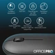 Мышь OfficePro M185B Silent Click Wireless Black - изображение 7