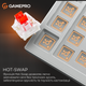 Клавіатура дротова GamePro Genesis Metallic MK110W Outemu Red Switch USB White (MK110W) - зображення 12