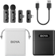 Бездротовий петличний мікрофон BOYA BY-V3 combo Type-C/Lightning Black - зображення 2