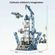 Развивающий конструктор Space Shuttle Lelebrother 8864, космическая ракета, 452 детали - изображение 3