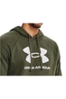 Чоловічий спортивний світшот Under Armour Fleece Logo з капюшоном кенгуру XS 1379758 390 (XS) - изображение 4