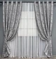 Комплект штор на люверсах VR-Textil Жакард Sultan YL № 1668ш Сірий 150х250 см 2 шт (37-0169) - зображення 2