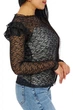 Жіноча мереживна блузка Mango Camiseta чорна M 57015946 99 (M) - изображение 2