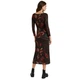 Жіночий джемпер Arkan міді-сукня Desigual коричневий XS 21WWVF07/6009 (XS) - изображение 3