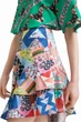 Жіноча асиметрична спідниця Desigual Charlotte з оборками XS 22SWFW16/9019 (XS) - изображение 4