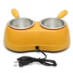 Двойной баночный воскоплав Wax Warmer Mini желтый без крышек, 2 по 240 мл - изображение 2
