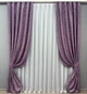 Комплект готовых штор VR-Textil Жаккард Sultan XO № 1145ш Фиолетовый 100х270 см 2 шт (31-430) - изображение 2