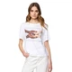 Футболка жіноча з принтом United Colors of Benetton Balls Pop біла XS 3P1ZE1613 218 (XS) - зображення 1