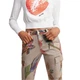 Жіночі брюки Desigual Tropi коричневі з квітковим принтом XS 22SWPW03/6004 (34) - изображение 6