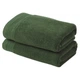 Набір рушників Westwing зелений бавовна 600 gsm 2 шт 30x50 2909T2H7 DARK GREEN - изображение 1