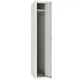 Шкаф для одежды металлический Emby ШОМ-300/1 разборный на 1 секцию с полкой вентиляцией и замком для школы детского сада офиса или спортзала Светло-серый - изображение 2
