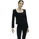 Жіночий чорний короткий однобортний жакет Zara елегантний XS 2973/636/800 (XS) - изображение 1