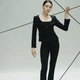 Жіночий чорний короткий однобортний жакет Zara елегантний XS 2973/636/800 (XS) - изображение 2