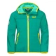 Дитяча куртка Jack Wolfskin Fourwinds softshell зелена з капюшоном 92 1608011_4071 (92) - изображение 1