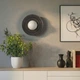 Світильник настінний з ясеня Орбіт 28 см Black Gaff Design Бра лофт на стіну - зображення 4