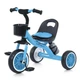 Дитячий триколісний велосипед TURBO TRIKE MT 3197-2, синій, з кошиком для іграшок та пляшечкою для води - зображення 1