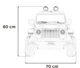 Samochód elektryczny dla dzieci Jeep Wrangler Rubicon 2-osobowy Pomarańczowy (5903864940541) - obraz 7