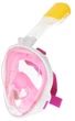 Maska do nurkowania KIK pełnotwarzowa składana S/M Różowa (5903039718968) - obraz 1