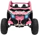Samochód elektryczny dla dzieci Buggy Maverick Turbo RR Strong 2-osobowy Różowy (5903864983661) - obraz 2