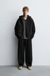 Куртка Zara Relaxed Fit чорний 0774/372/822 L - изображение 7