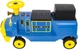 Parowoz elektryczny dla dzieci Stacyjkowo Bruno 2-osobowy Niebieski (5903864960242) - obraz 3