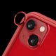 Захисне скло Metal Classic на камеру (в упак.) для Apple iPhone 14 / 14 Plus Червоний / Red - изображение 4