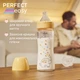 Пляшечка скло Chicco PERFECT Easy, 240 мл, соска силікон, 0 м+, Жовтий - зображення 5