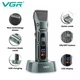 Аккумуляторная машинка для стрижки волос VGR V-696 беспроводная триммер для бороды - изображение 3