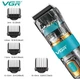 Аккумуляторная стрижка VGR V-695 с насадками и USB зарядкой - изображение 5