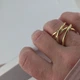 Кольцо женское безразмерное КО7700-1 - изображение 2