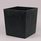 Горшок пластмассовый с вкладом JUKA ECO recycled черный бетон 19х19 см. (79618) - изображение 1
