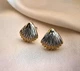 Женские сережки "Морские ракушки" 1.8см jewelry Золотистые - изображение 9