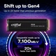 Внутренний SSD накопитель Crucial P310 1 TB (CT1000P310SSD5) - изображение 3