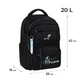 Рюкзак підлітковий Kite Kuromi HK26-2594M подарунок пляшка для води Kite габарити 42x29x15 - зображення 2
