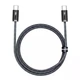 Кабель Type-C на Type-C Baseus Dynamic Series Fast Charging Data Cable (2m, 100W, 5A, 480 Mbps) Slate Gray - зображення 4