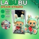 Мягкая игрушка Labubu Pop Mart The Monsters — плюшевый брелок на рюкзак, сумку или ключи - изображение 2