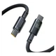 Кабель Baseus New Braided Fast Charging Type-C to Type-C 100W (2m) Black - зображення 2