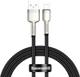 Кабель Baseus Cafule Metal Lightning 2.4A 1 м Black CALJK-A01 - изображение 1