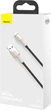 Кабель Baseus Cafule Metal Lightning 2.4A 1 м Black CALJK-A01 - изображение 5