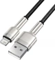 Кабель Baseus Cafule Metal Lightning 2.4A 1 м Black CALJK-A01 - изображение 9