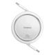 USB кабель-рулетка Type-C до Type-C Baseus Free2Draw Mini Retractable Charging Cable (1m, 100W). White - зображення 3