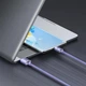 USB кабель с разъемом Type-C Baseus Crystal Shine Series Type-C (100W, 2m) Purple - изображение 9