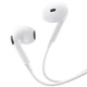 Навушники з мікрофоном провідні Baseus Encok Semi-in-Ear Wired Earphones (3.5mm, 1.1m). White - зображення 2
