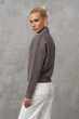 Женский жакет 2889 TM Triko Bakh 50-52 темный тауп (2889_dark taupe) - изображение 4