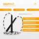 Бисерная скакалка тренировочная YogaLife FreeRope 2,7 м (черно-белая) - изображение 3