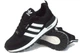 Чоловічі кросівки Adidas замш текстиль чорні з білим 41 - изображение 4