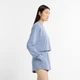 Жіночій блакитний світшот New Balance Coastal Fleece 40 (L) (WT51514DUS) - зображення 3