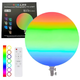 Кольцевая светодиодная лампа GS-450 45 см 40 Вт RGB с пультом ДУ для профессиональной фото и видеосъемки студийный свет от сети Черная - изображение 1