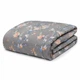 Комплект постільної білизни Бязь Floral Mist 155х215 см Сірий - зображення 3