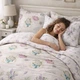 Комплект постільної білизни Бязь Lavender Breeze Сімейний 2х155х215 см Світло-Сірий - зображення 2
